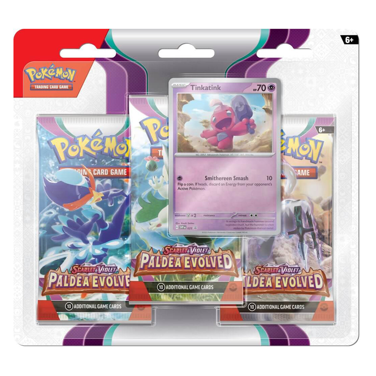 Scarlet & Violet 2 Paldea Evolved Three Booster Blister (Pair) POKEMON TCG