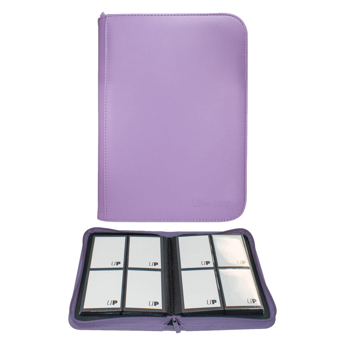 ULTRA PRO Binder - Vivid 4-Pocket Zippered Pro-Binder: Purple