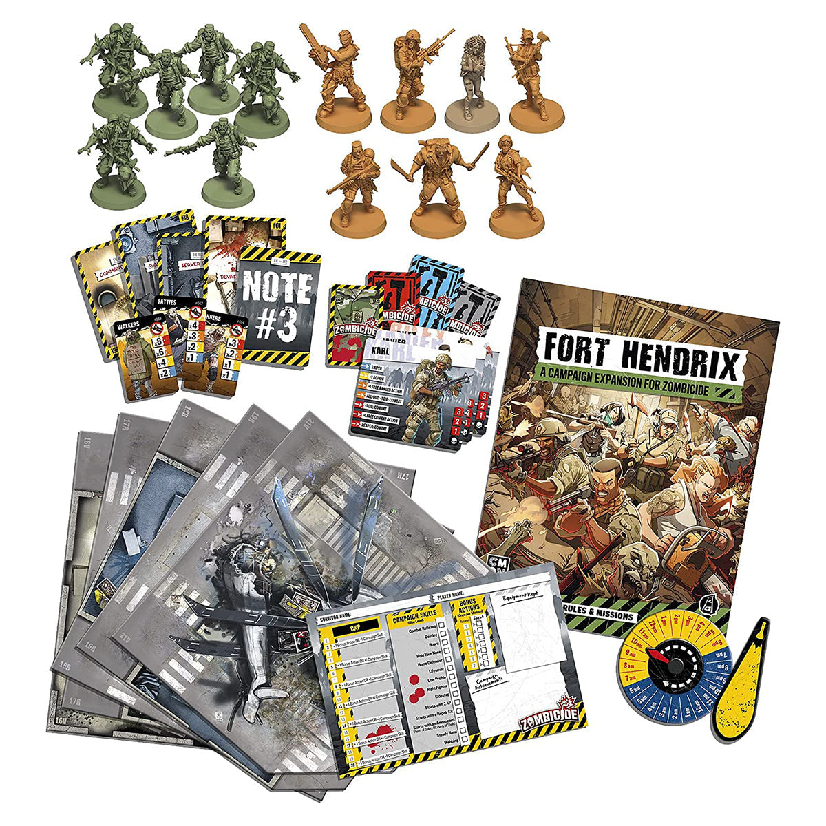 Zombicide 2nd Edition Fort Hendrix Expansion