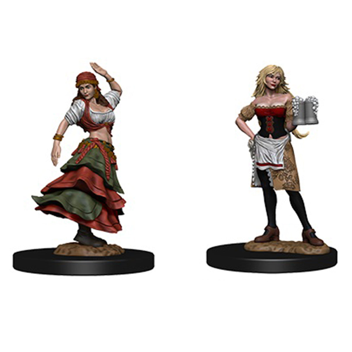 Pathfinder Deep Cuts Unpainted Miniatures Bartender Dancing Girl