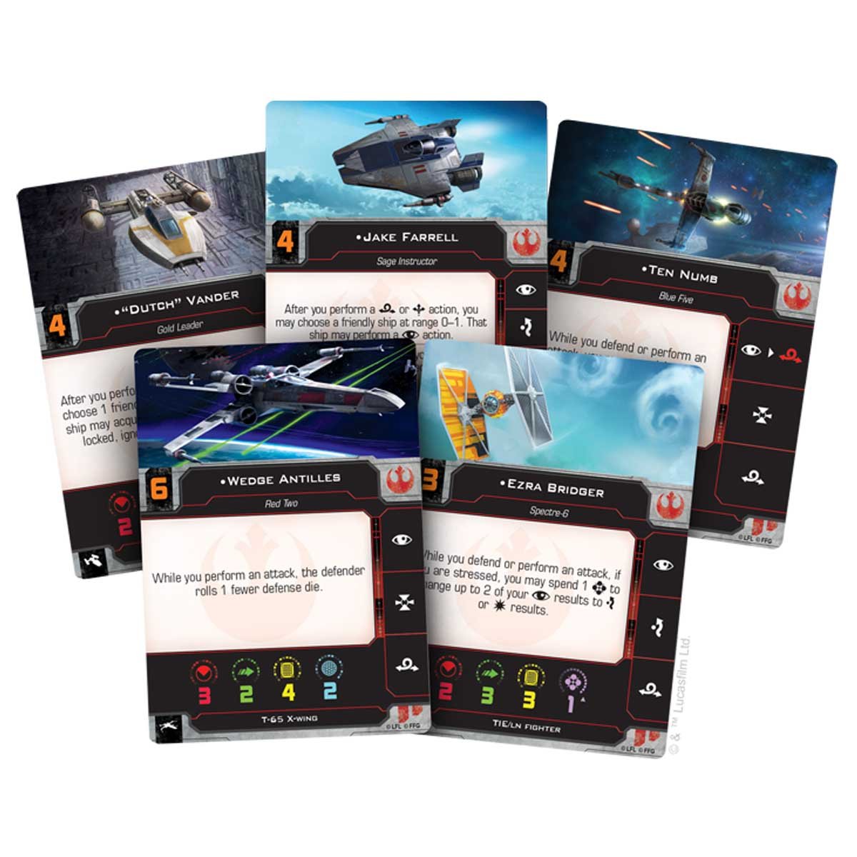 Star Wars X-Wing Miniatures Game Rebel Alliance Conversion Kit 2nd Edition