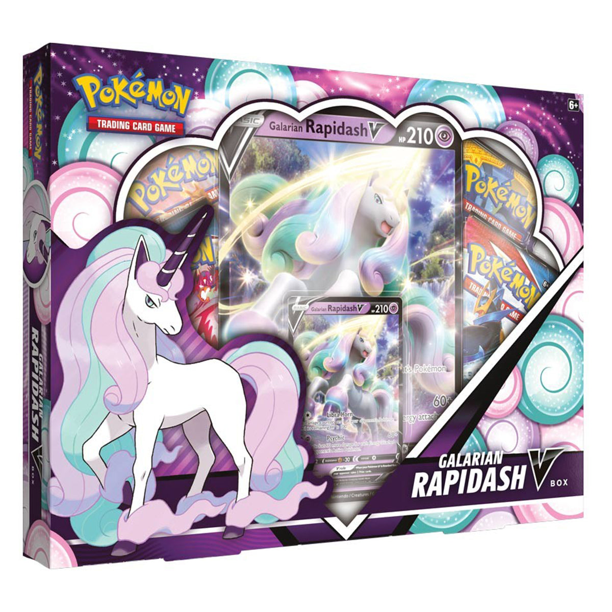 POKEMON Galarian Rapidash V Box