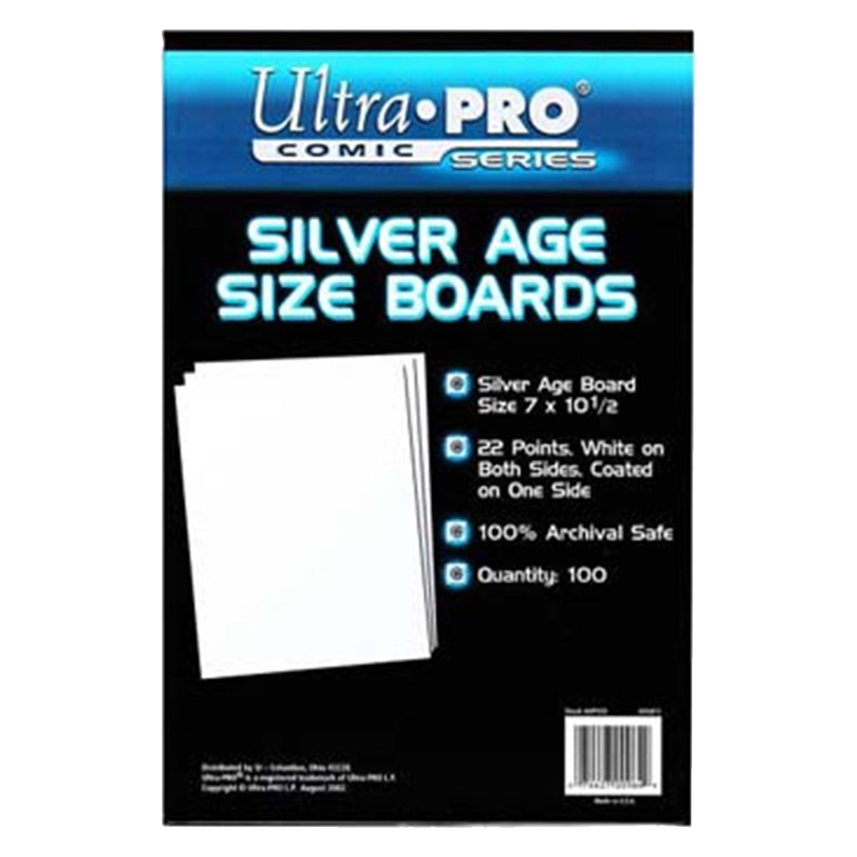 ULTRA PRO Comic Accessories Backing Boards Silver 100pc