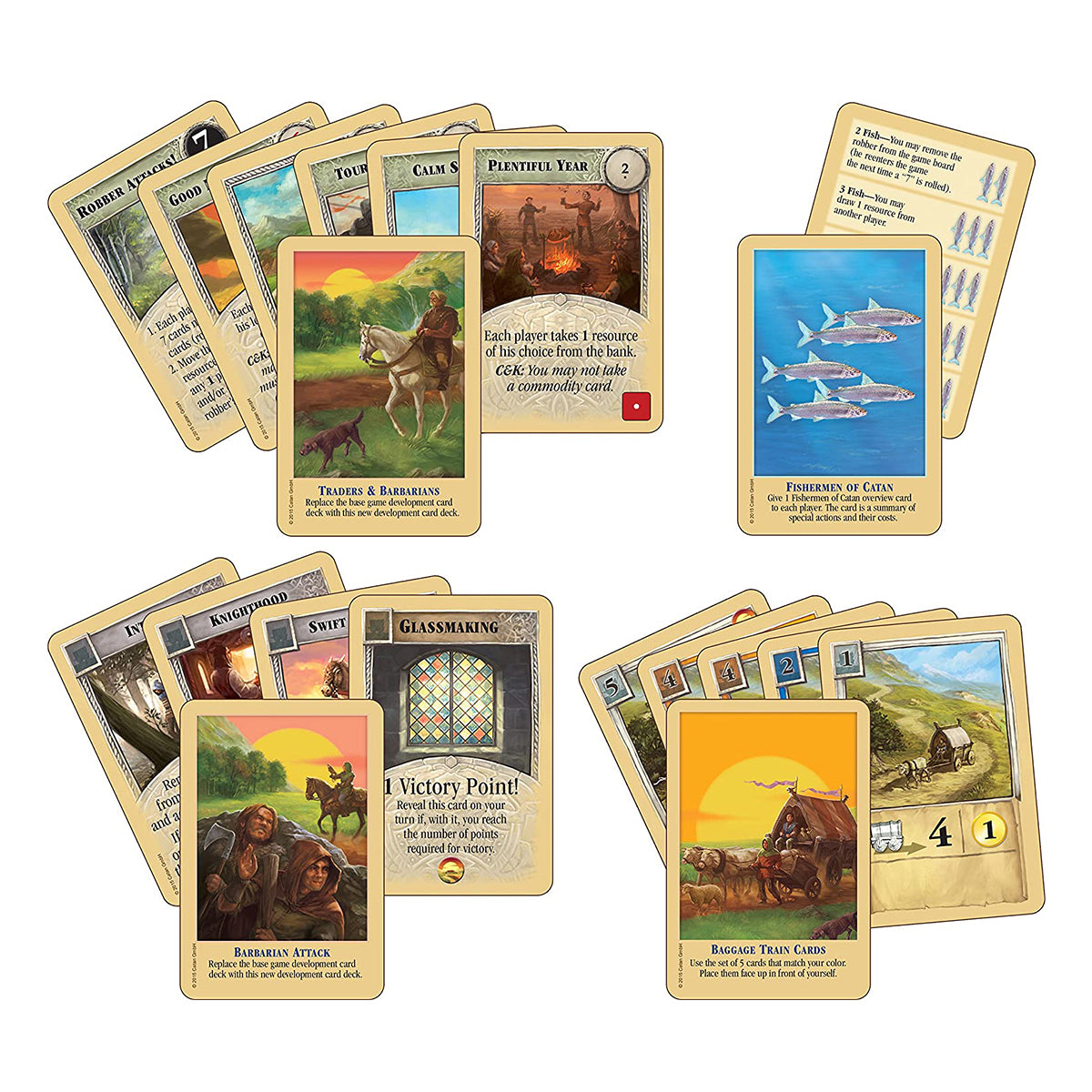 Settlers of Catan 5th Edition Traders & Barbarians Expansion