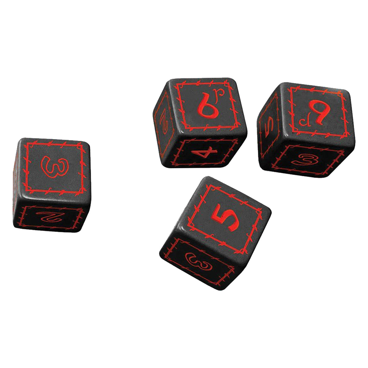 The One Ring RPG Black Dice Set