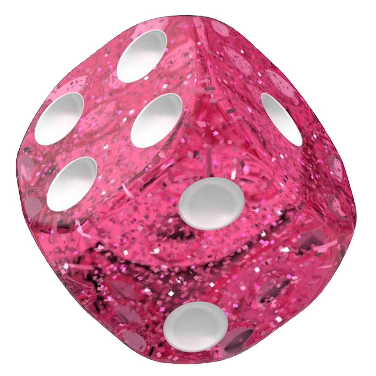 Oakie Doakie Dice D6 12 mm Speckled Pink 36pc