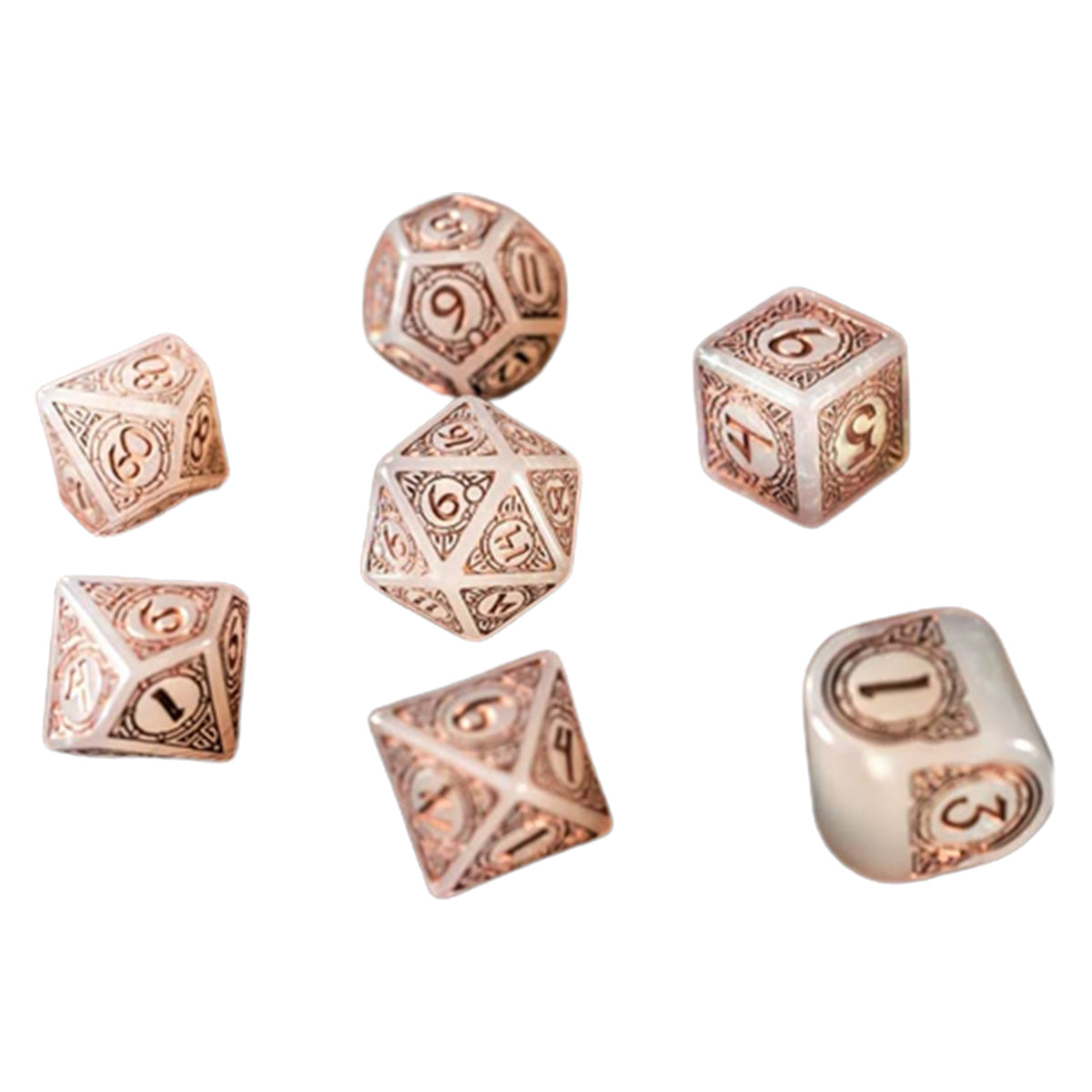 Q Workshop Viking Modern Niflheim Dice Set 7
