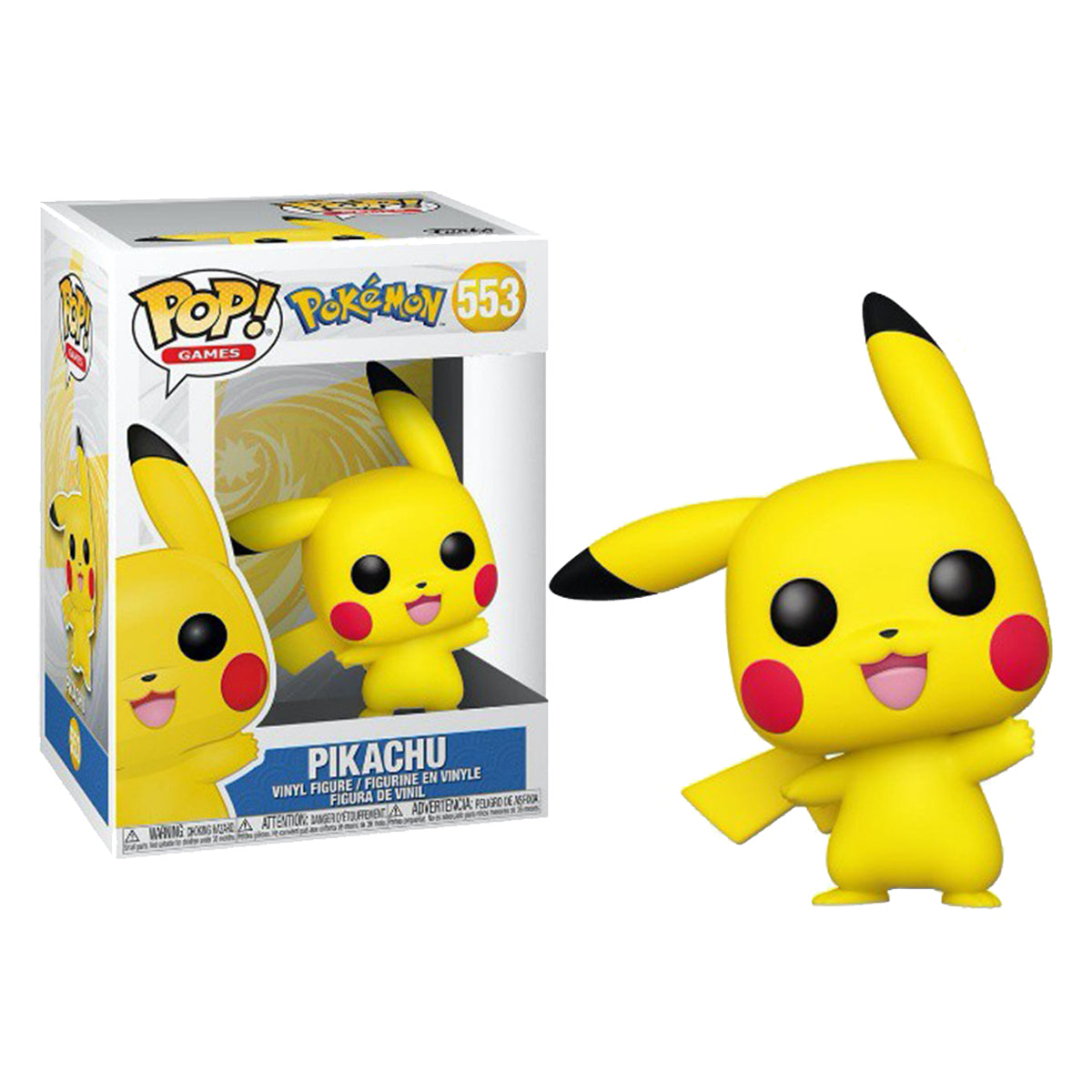 Pokemon - Pikachu Waving Flocked Pop! Vinyl
