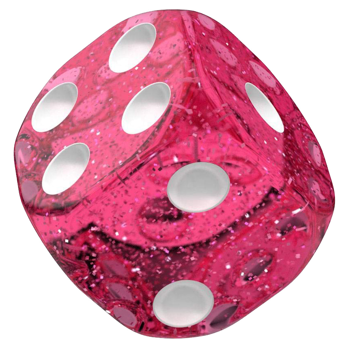 Oakie Doakie Dice D6 16 mm Speckled Pink 12pc