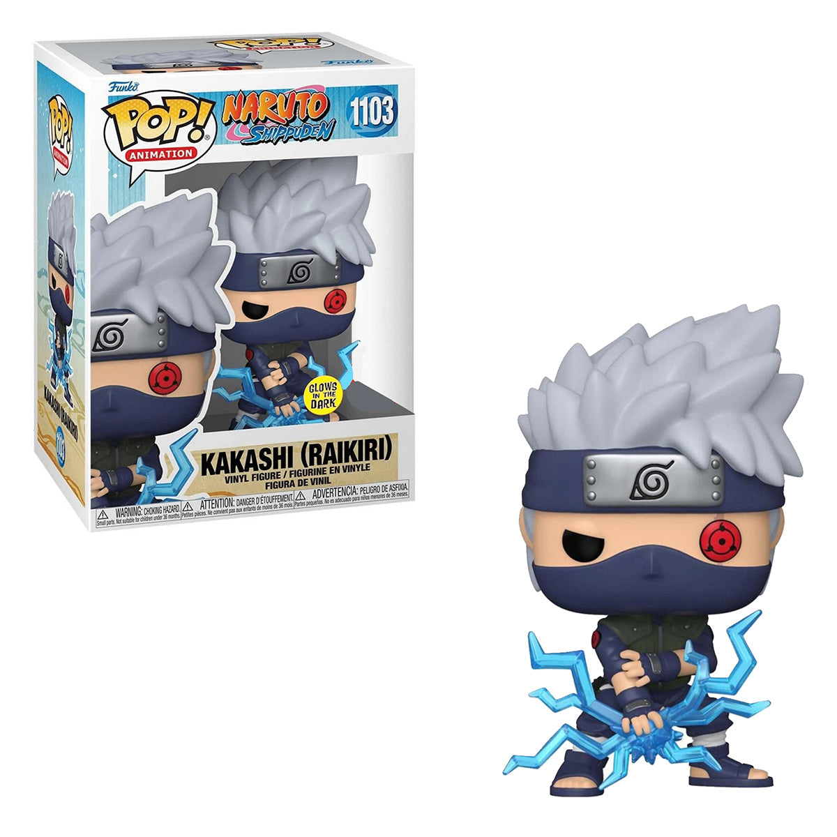 Naruto: Shippuden - Kakashi (Raikiri) Glow Pop! Vinyl