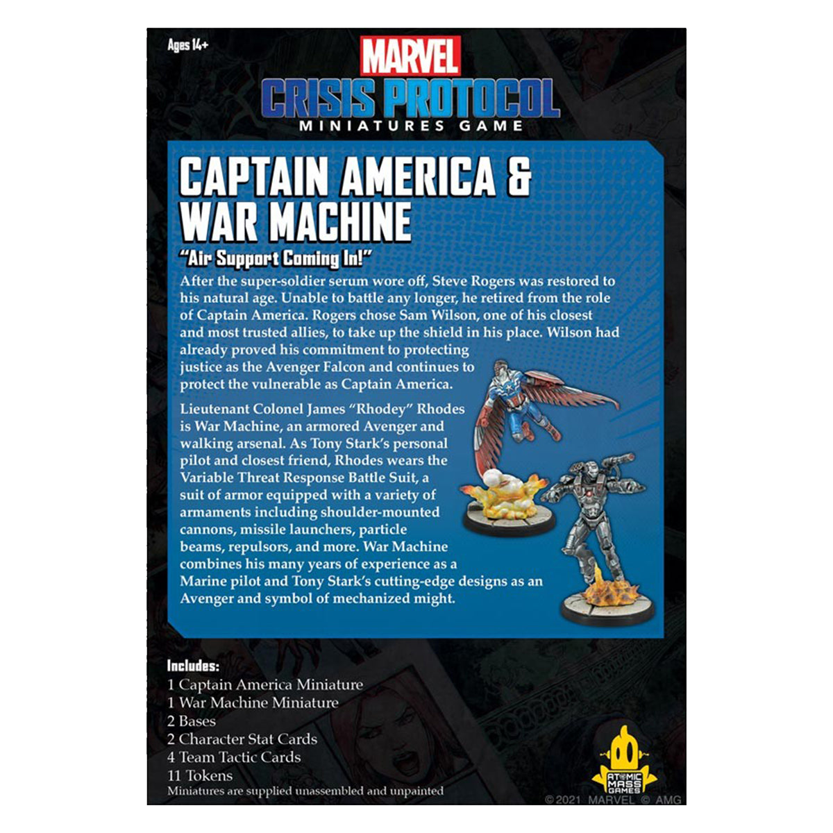 Marvel Crisis Protocol Captain America and War Machine