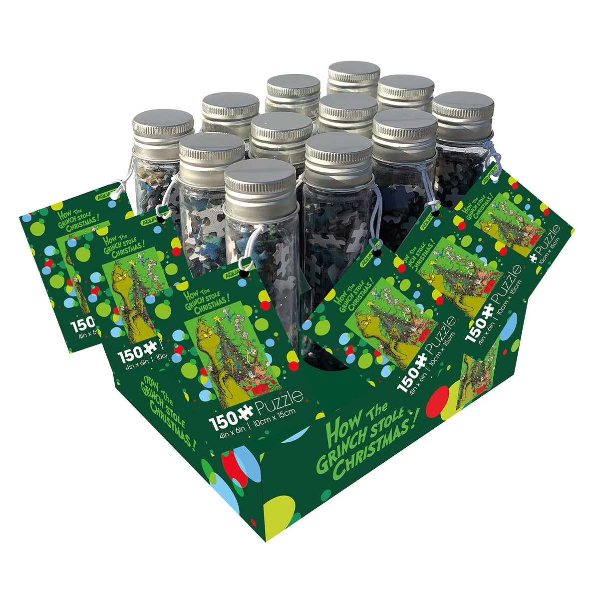Aquarius Puzzle The Grinch Tube Puzzle 150 pieces