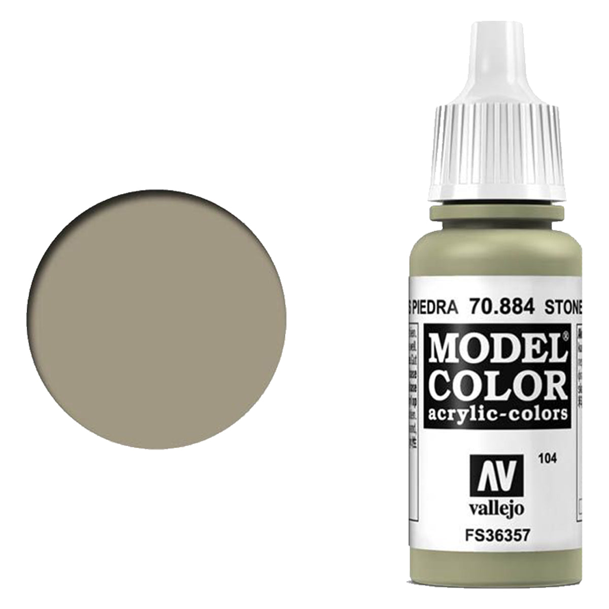 Vallejo Model Colour - Stone Grey 17 ml