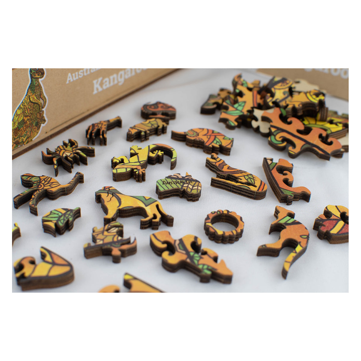 LPG Wooden Puzzle Australiana Series 01 - Kangaroo