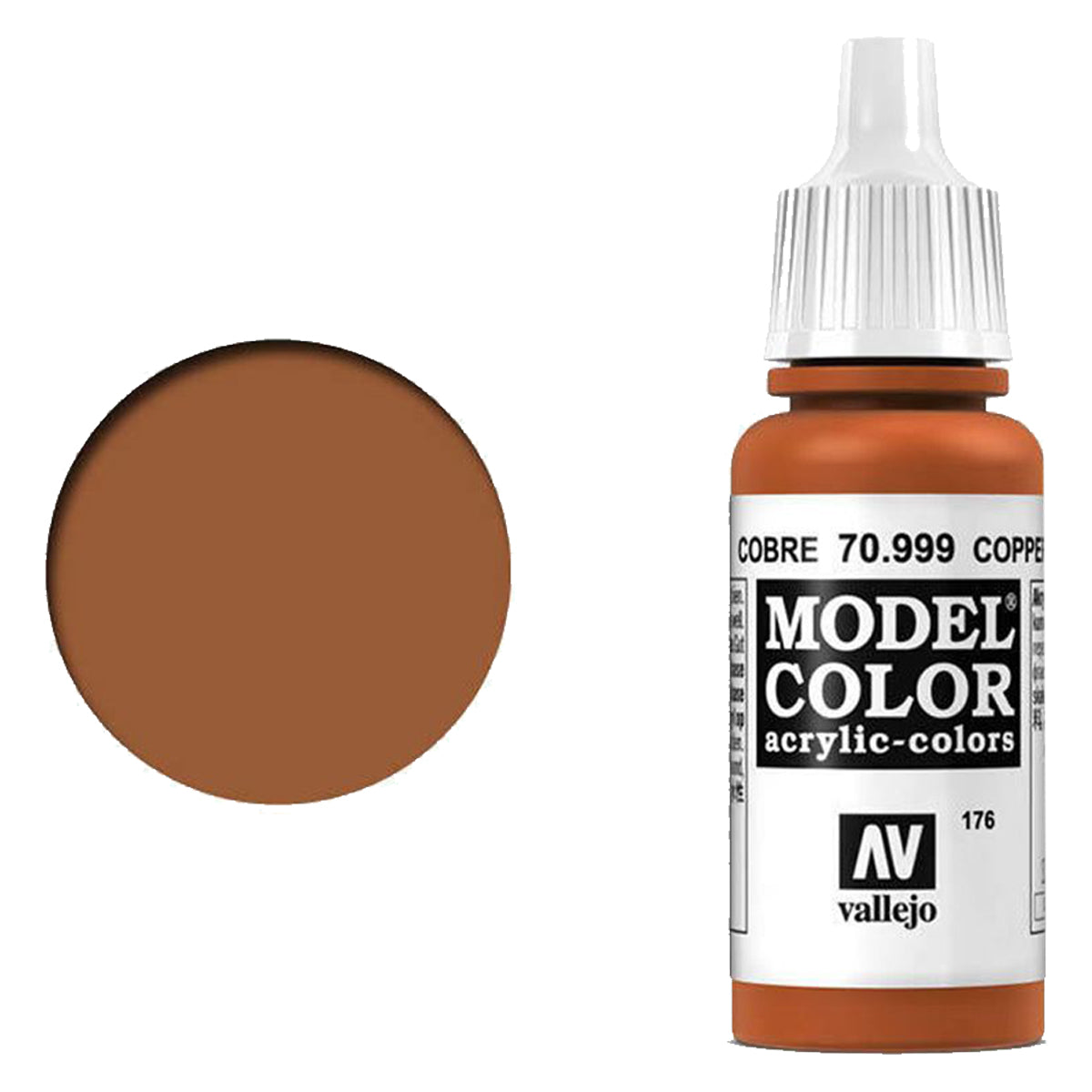 Vallejo Model Colour - Metallic Copper 17 ml