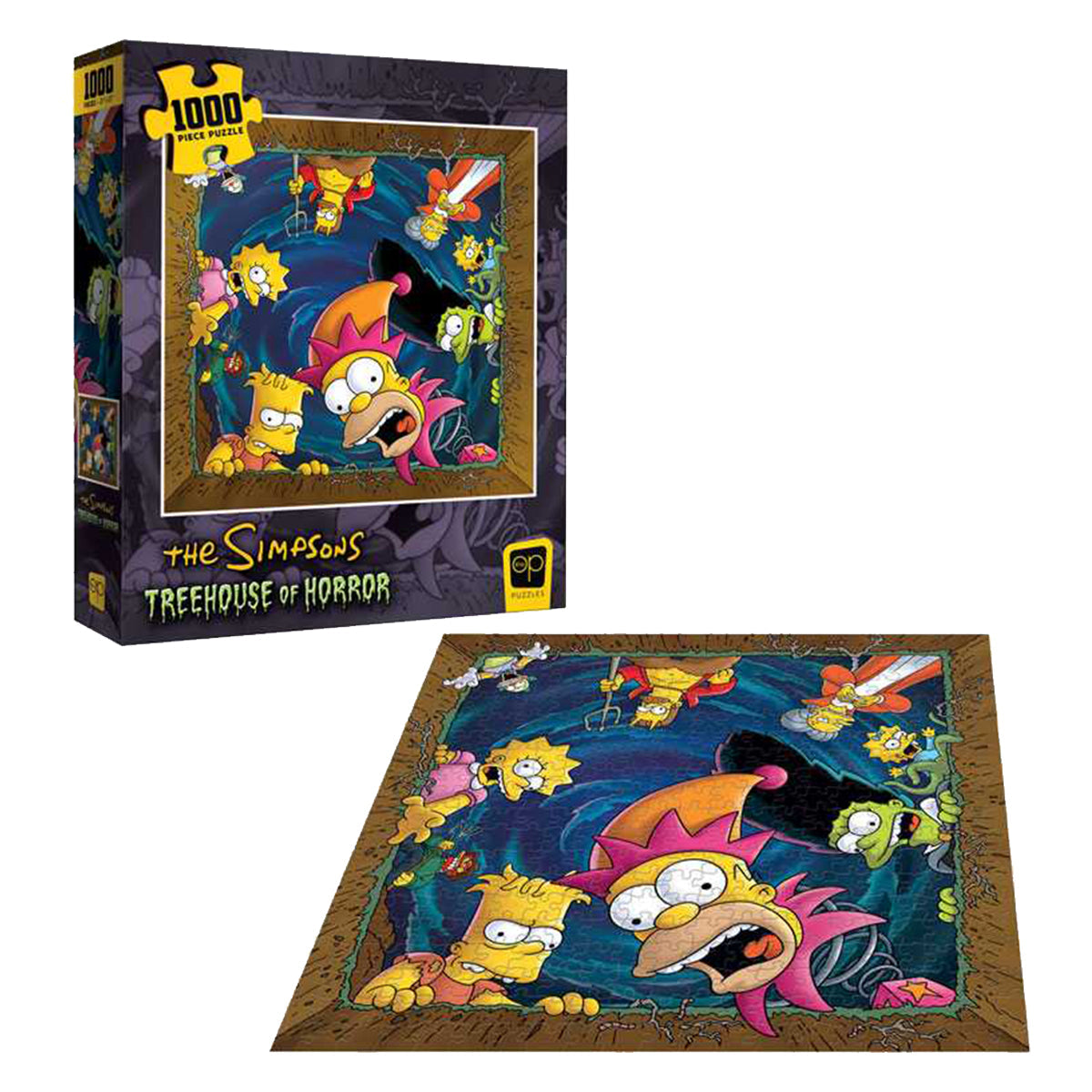 The Simpsons Tree House of Horrors Happy Haunting 1000pc Puzzle