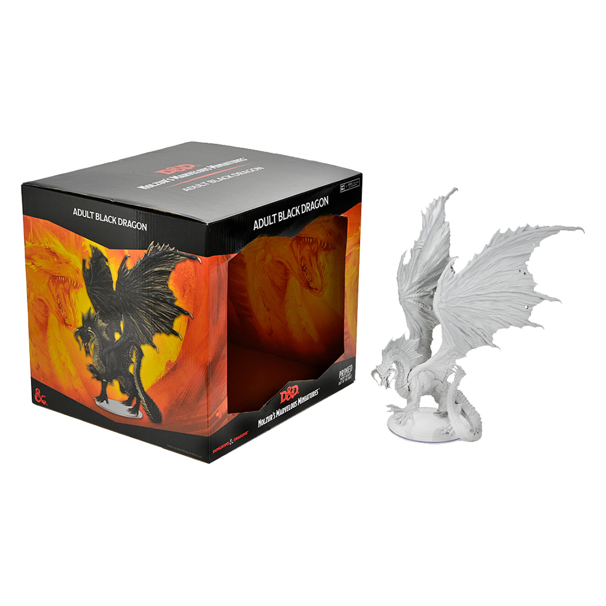 D&D Nolzurs Marvelous Miniatures Adult Black Dragon