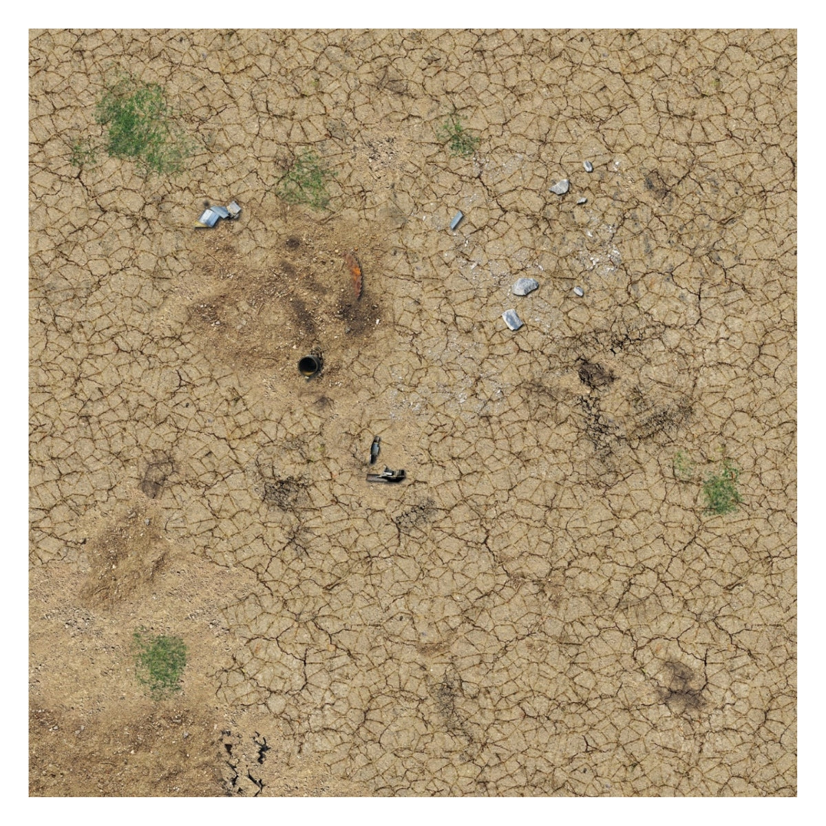 Battle Systems - Sci-Fi - Add-Ons - Desert Wasteland Gaming Mat 2x2