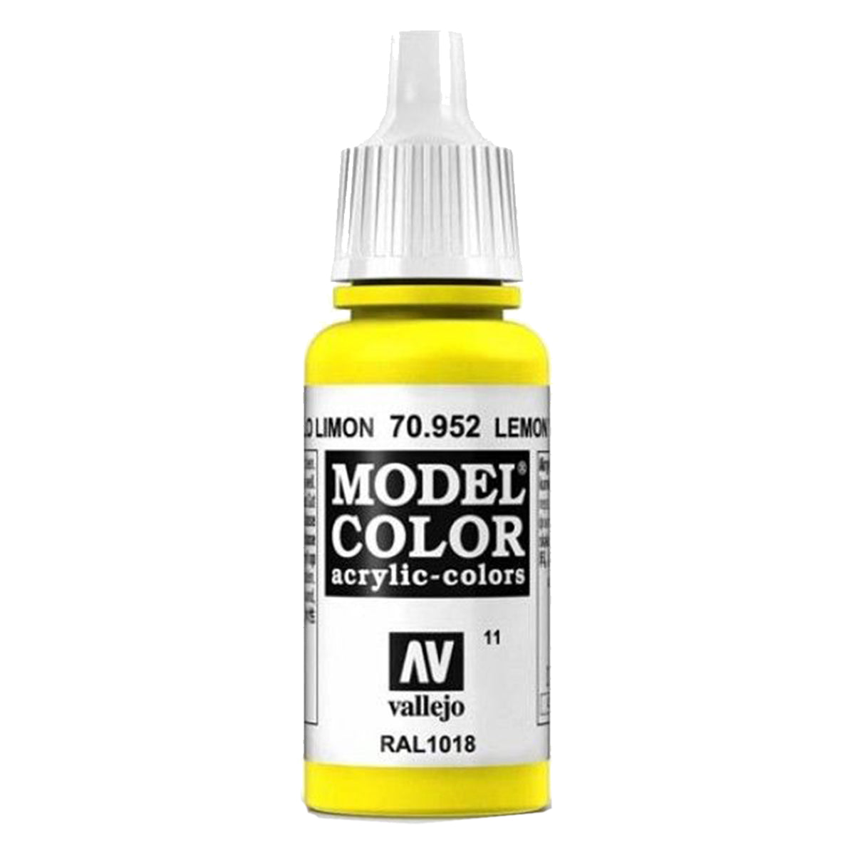 Vallejo Model Colour - Lemon Yellow 17 ml