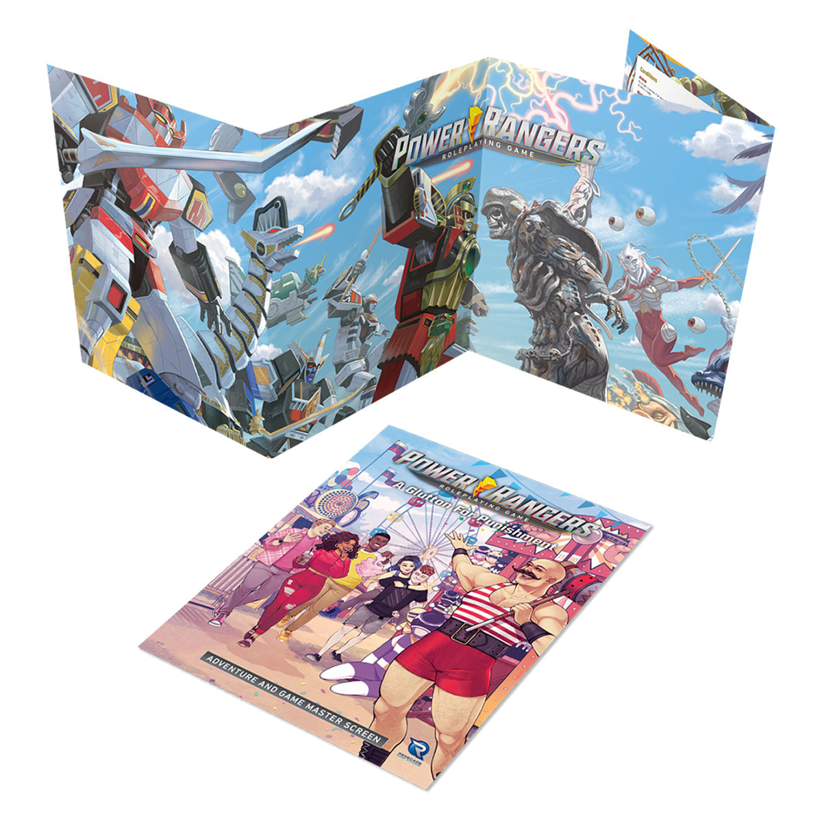 Power Rangers RPG A Glutton for Punishment Adventure Book and GM Screen