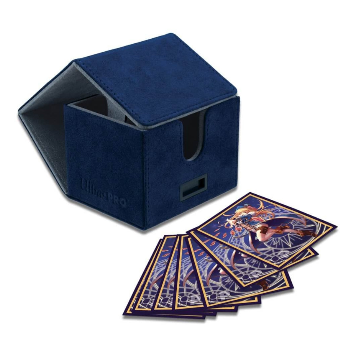 ULTRA PRO DECK BOX Vivid Deluxe Alcove Edge - DELUXE Blue