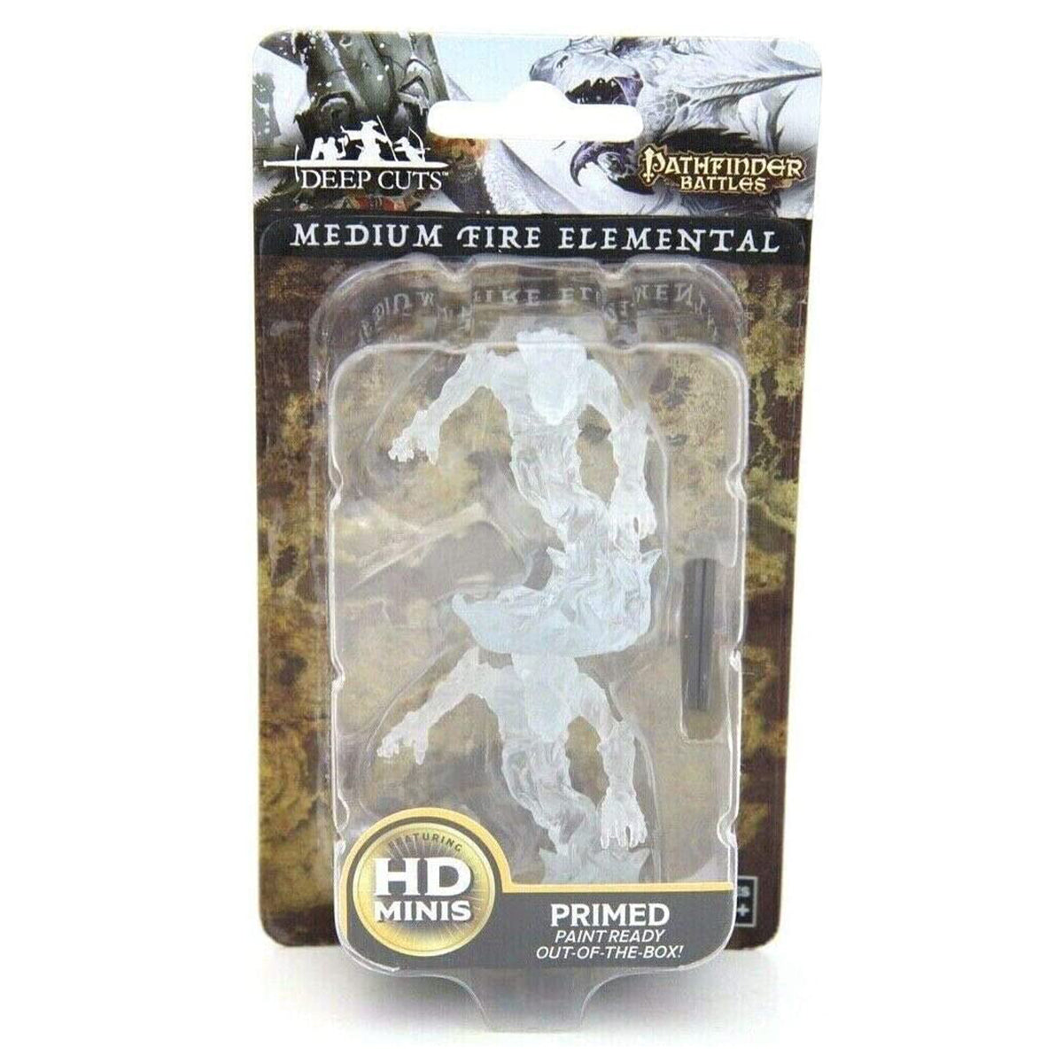Pathfinder Deep Cuts Unpainted Miniatures Medium Fire Elemental