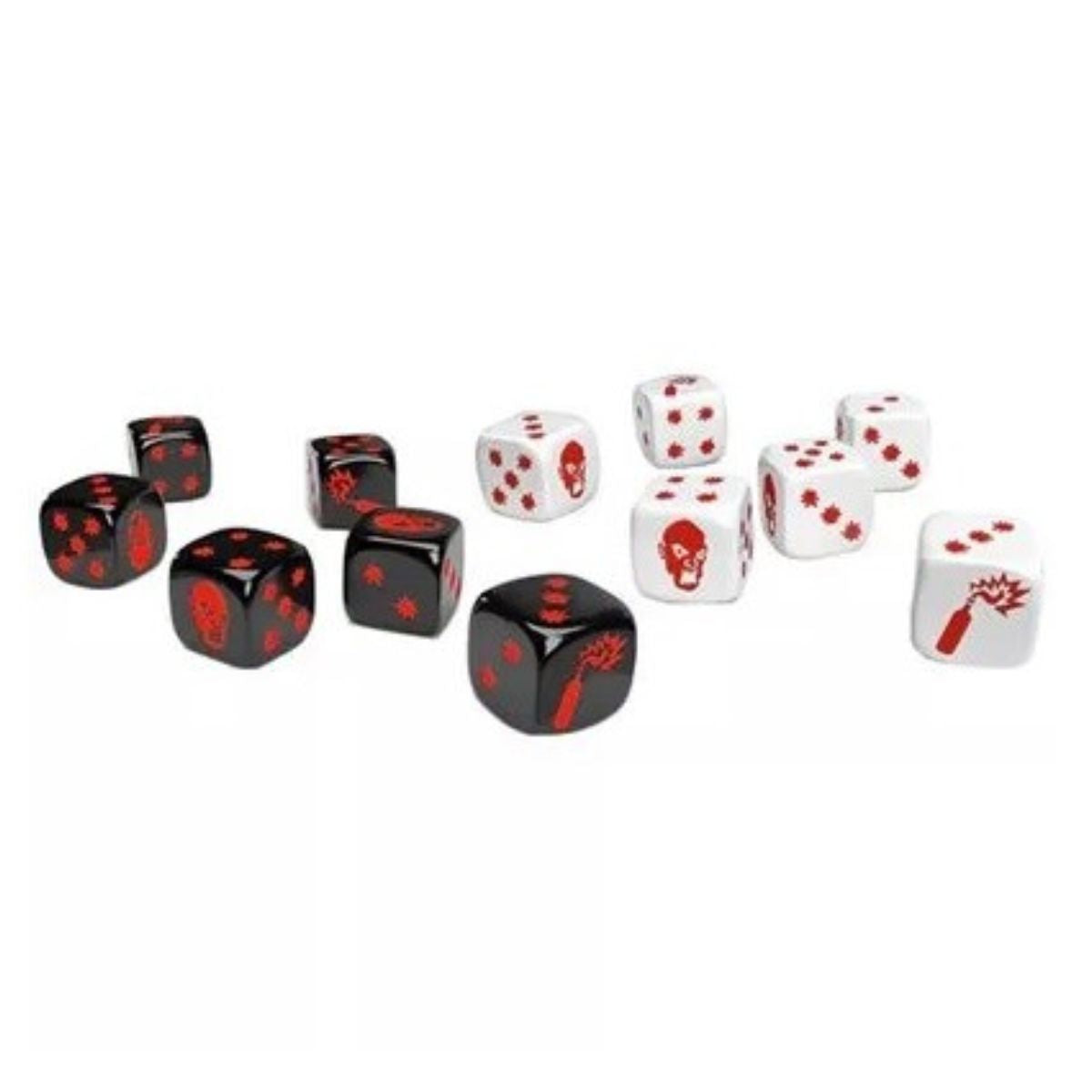 Zombicide 2nd Edition Black and White Dice Pack