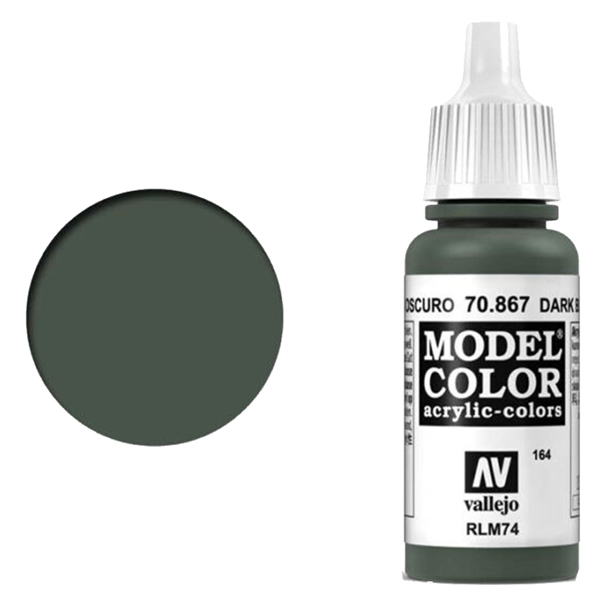 Vallejo Model Colour - Dark Grey Blue 17 ml