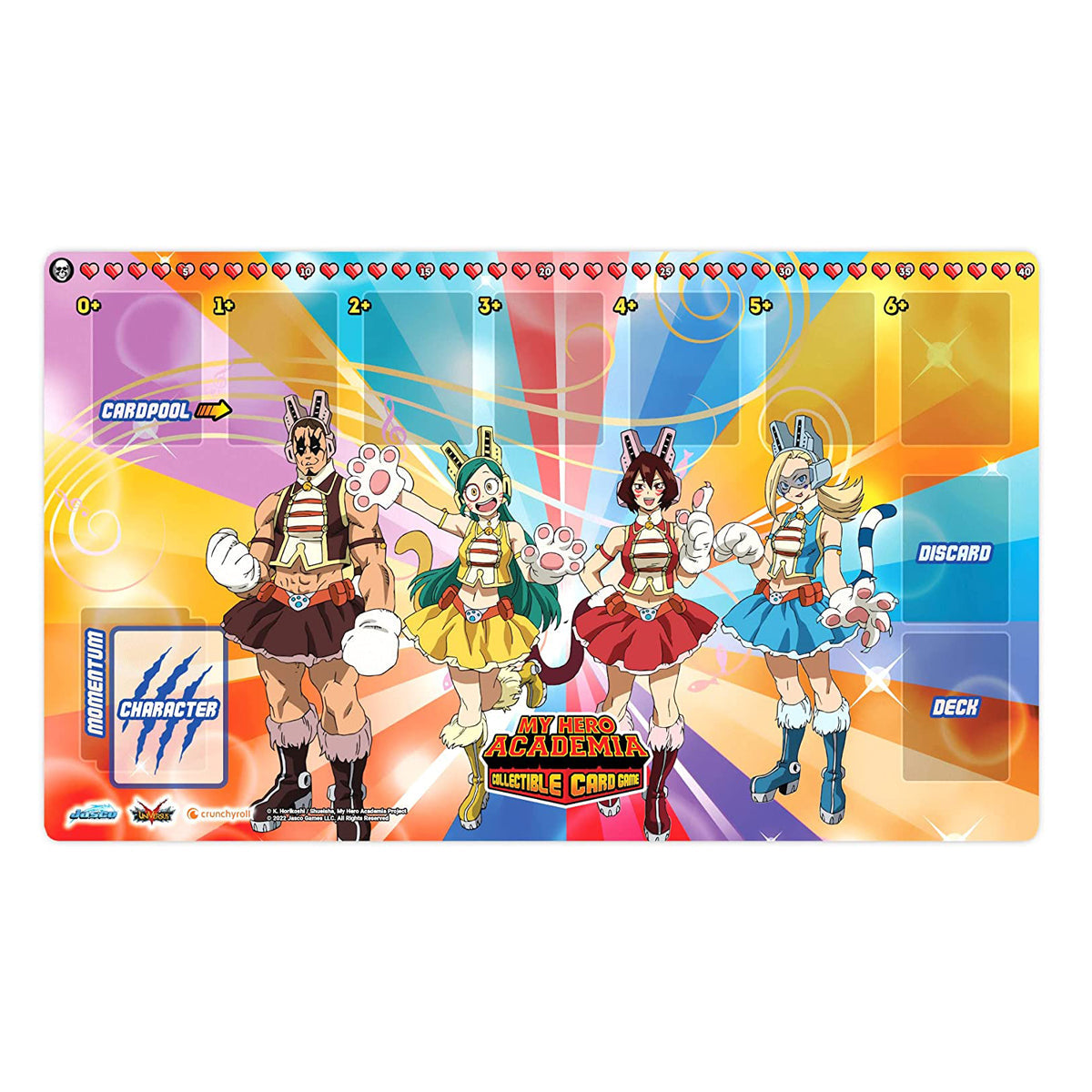 My Hero Academia CCG Wave 3 Wild Wild Pussycats Play Mat