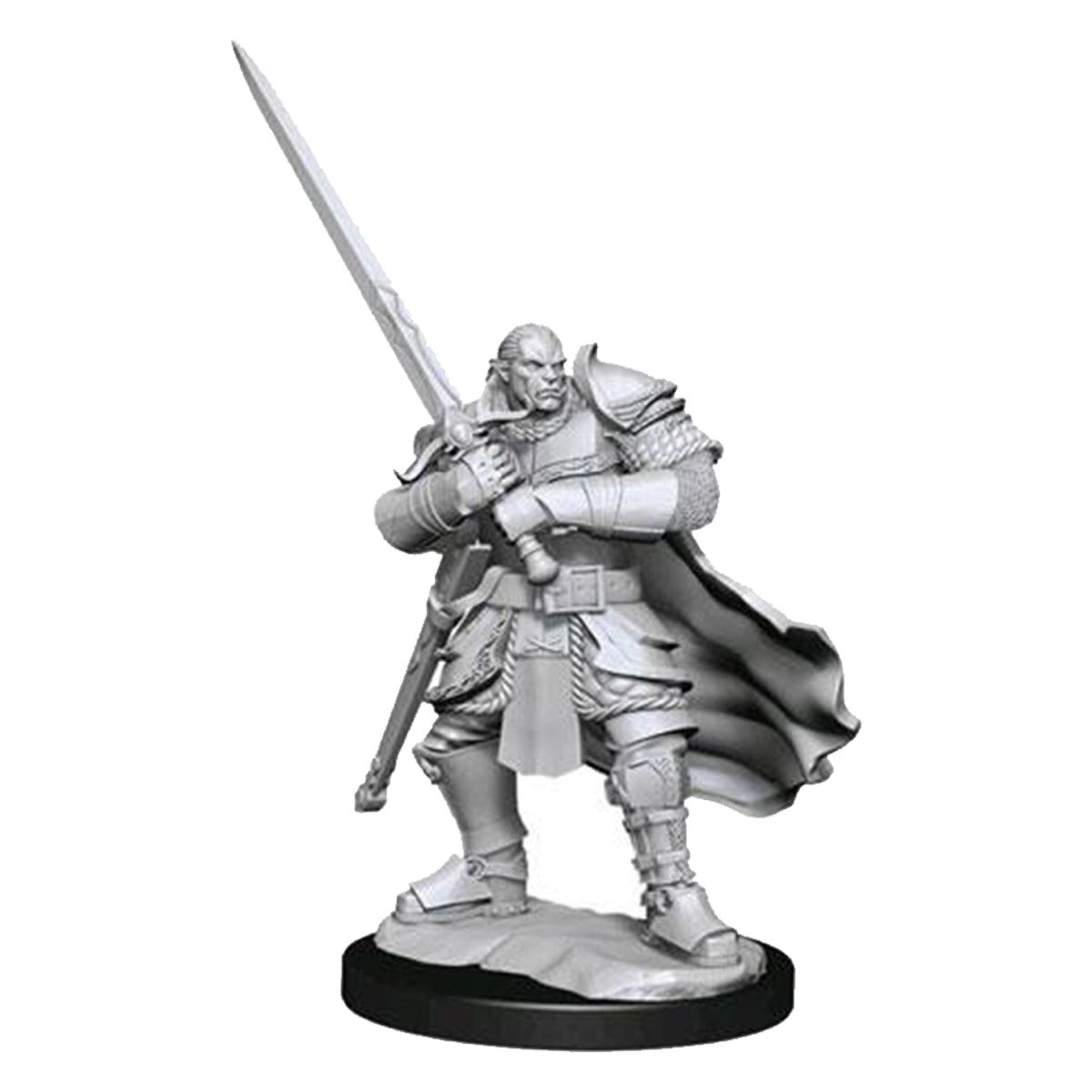 D&D Nolzurs Marvelous Unpainted Miniatures Half Orc Paladin Male