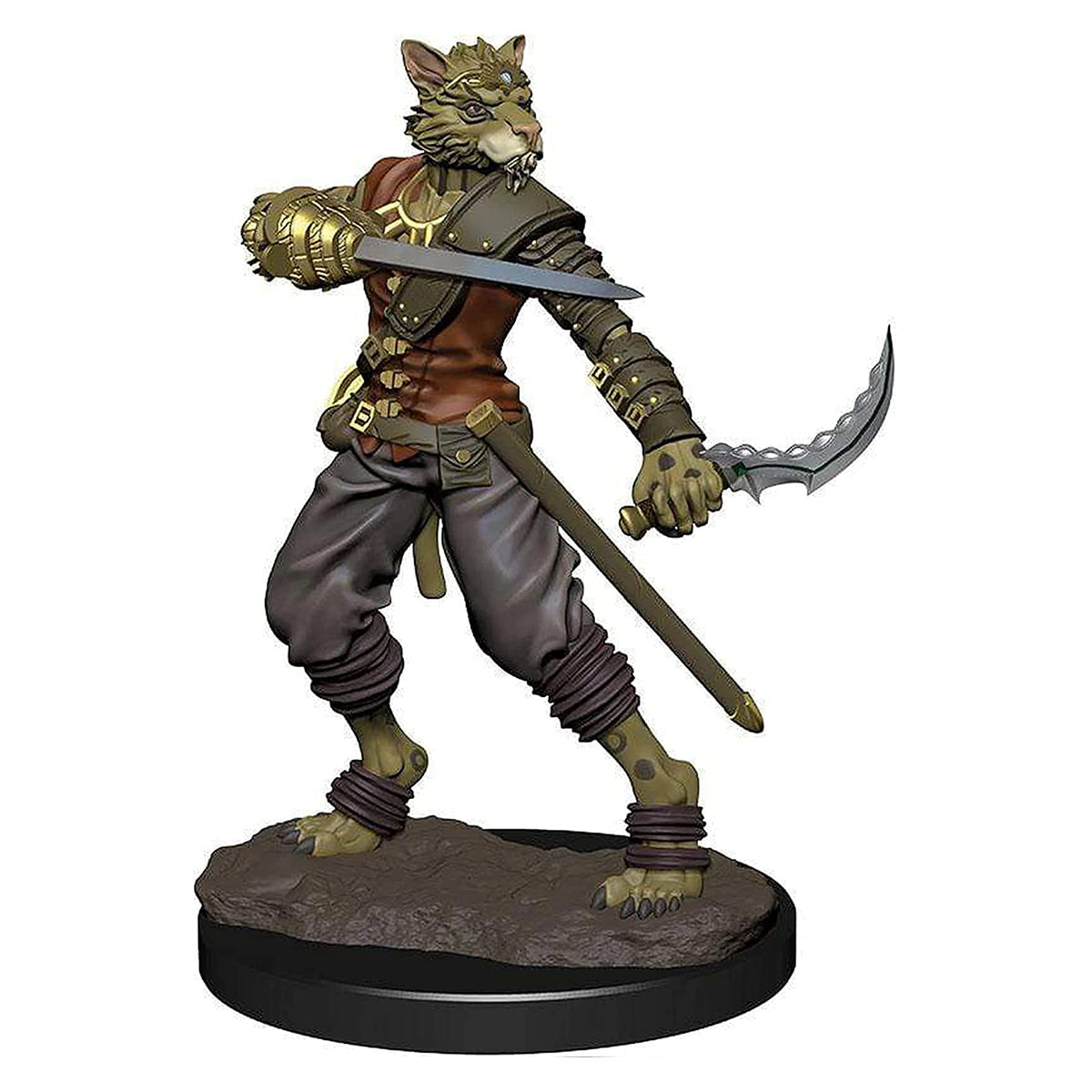 D&D Premium Painted Figures Tabaxi Rogue Male