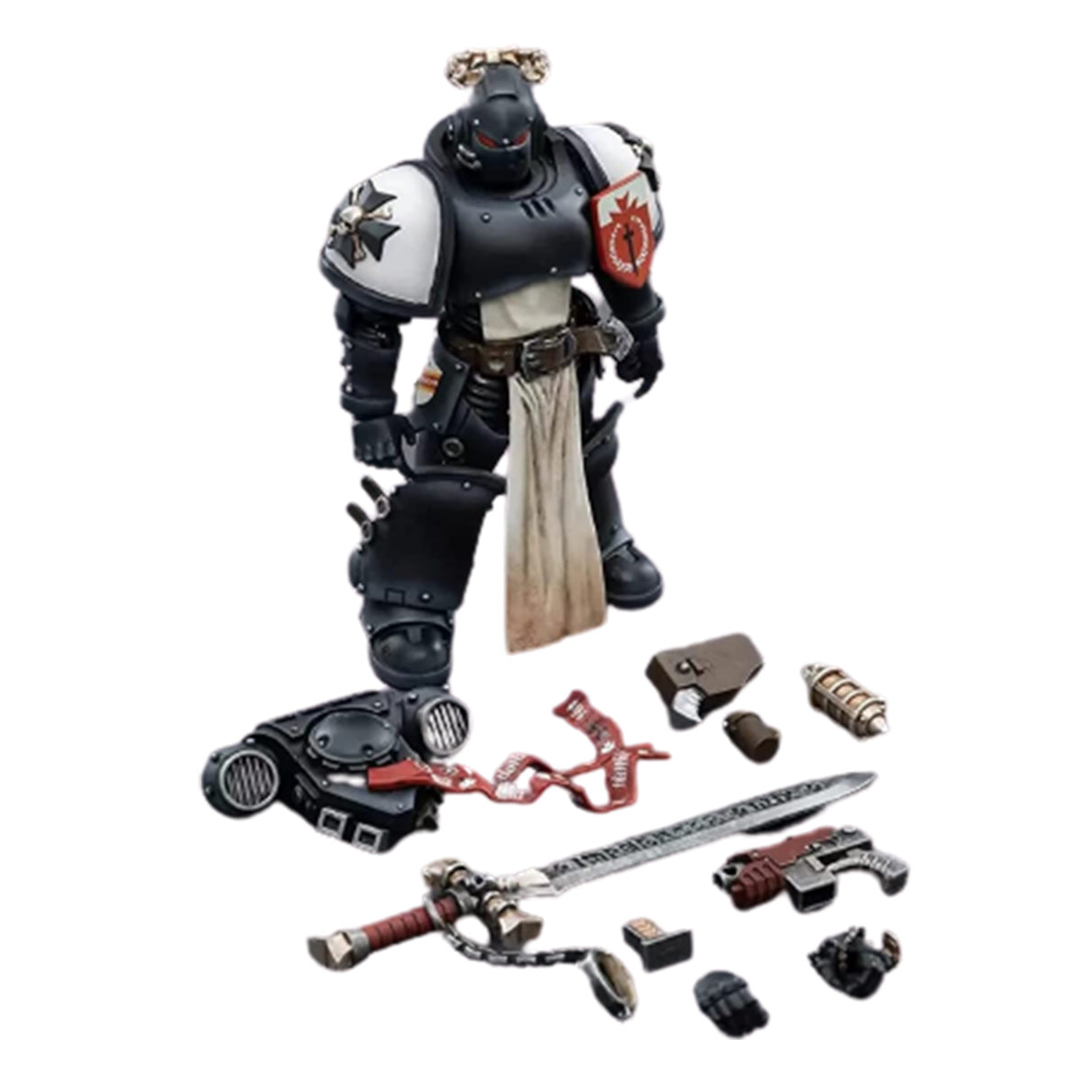 Warhammer Collectibles: 1/18 Scale Black Templars The Emperors Champion Rolantus