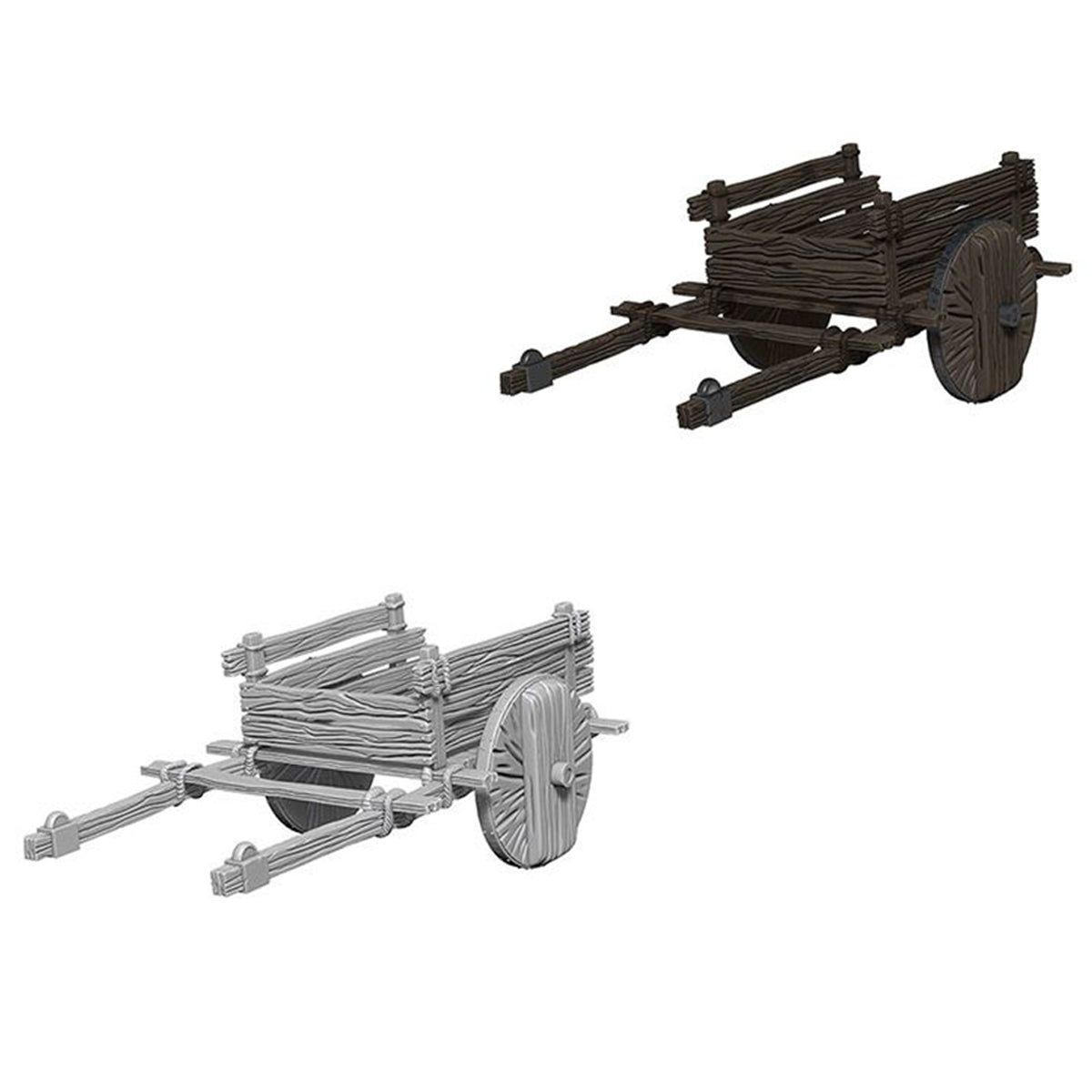 WizKids Deep Cuts Unpainted Miniatures 2 Wheel Cart