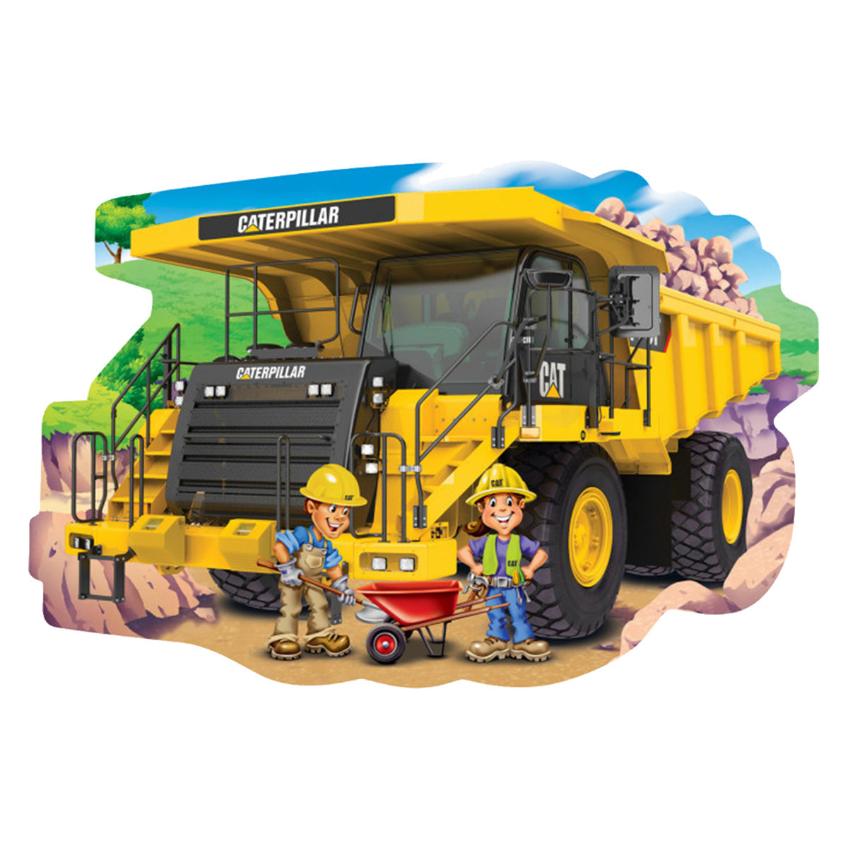 Masterpieces Puzzle Floor CAT Caterpillar Puzzle 36pc