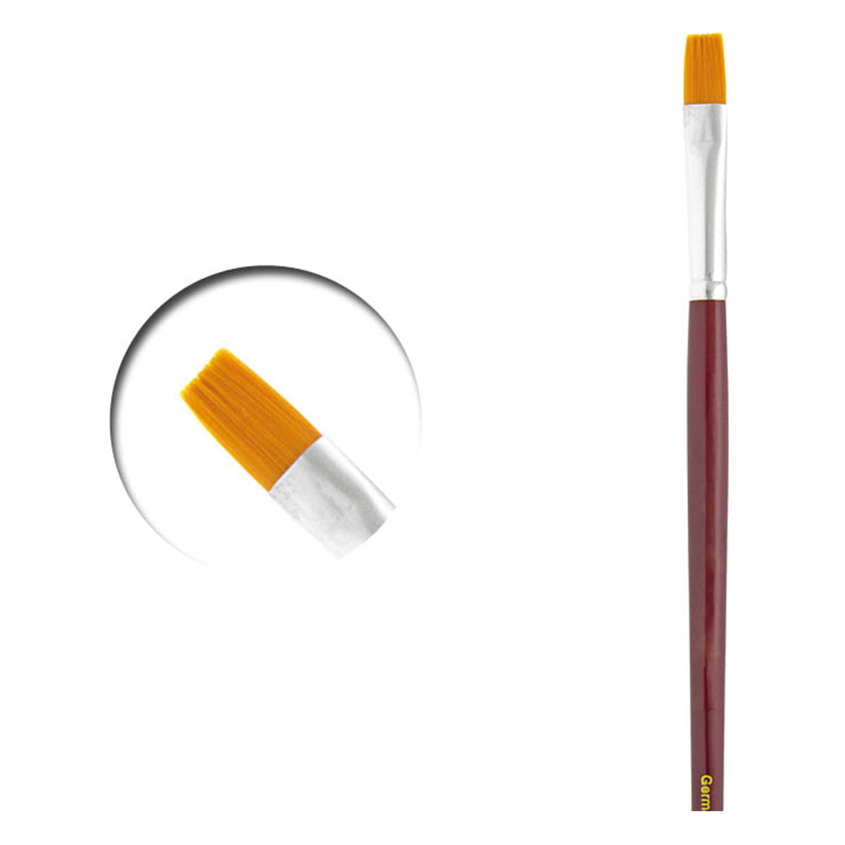 Vallejo Brushes - Flat Rectangular Brush No. 10
