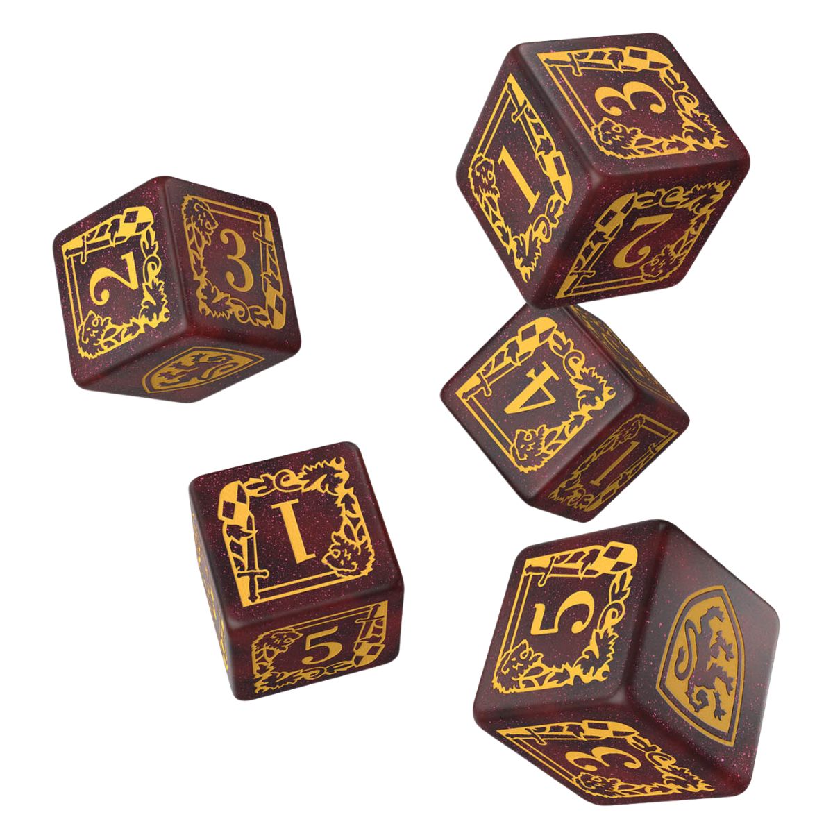 Q Workshop Harry Potter Gryffindor Dice and Pouch