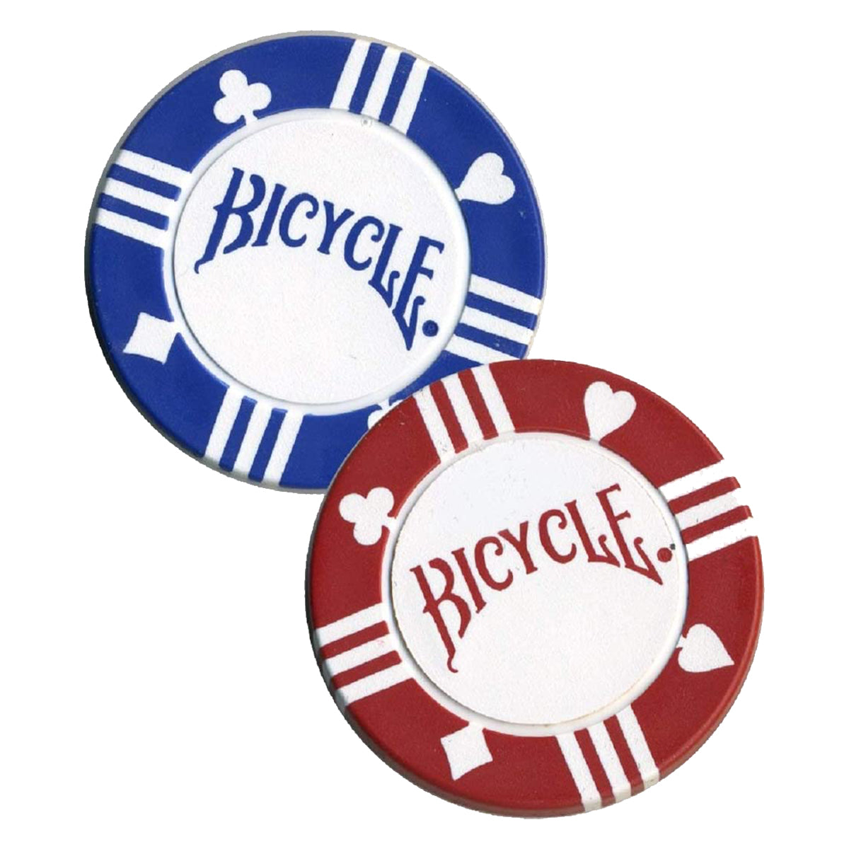 Bicycle 8 Gram Clay Poker Chip Set 100 Count with Casino Tray