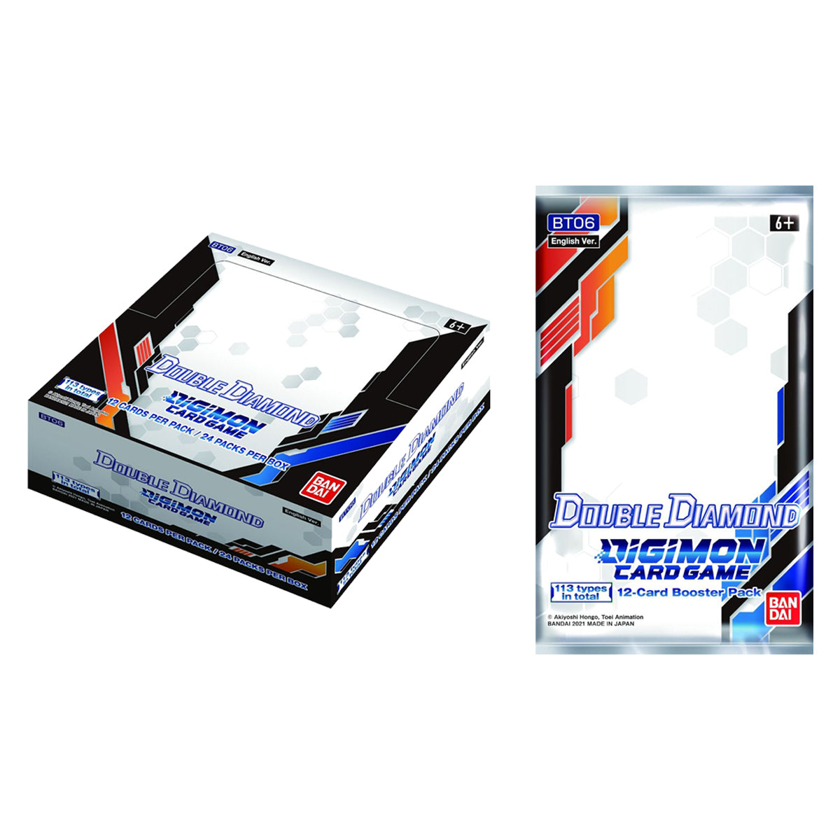 Series 06 Double Diamond BT06 Booster Box Digimon Card Game