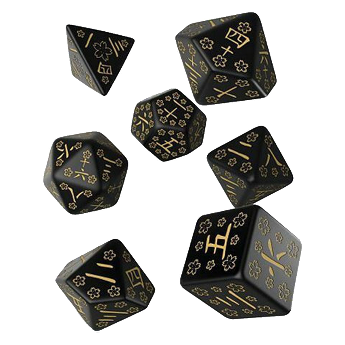 Japanese Dice Set Deep Night Firefly