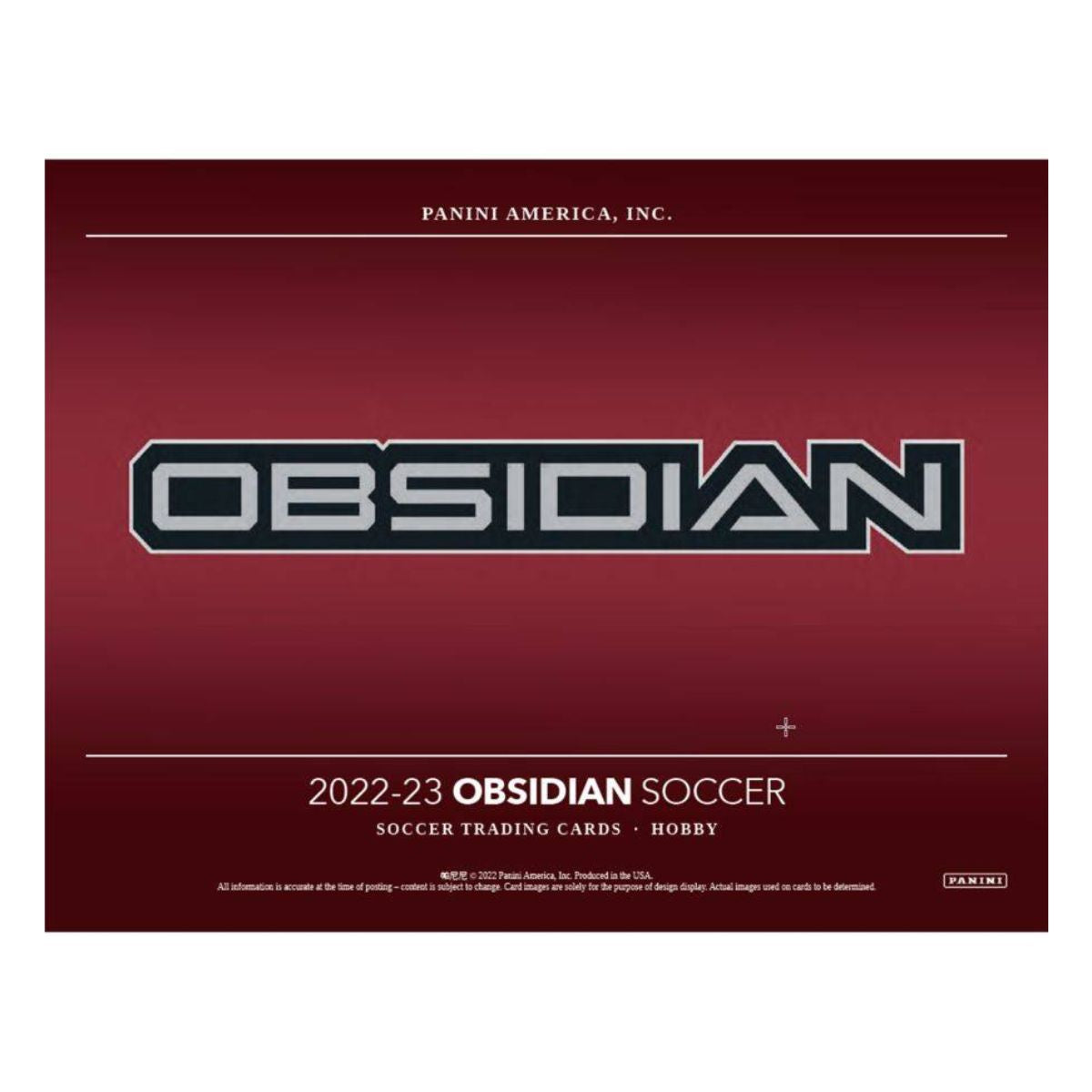 Soccer - 2022/23 Obsidian Soccer Hobby Trading Cards (Display of 1)