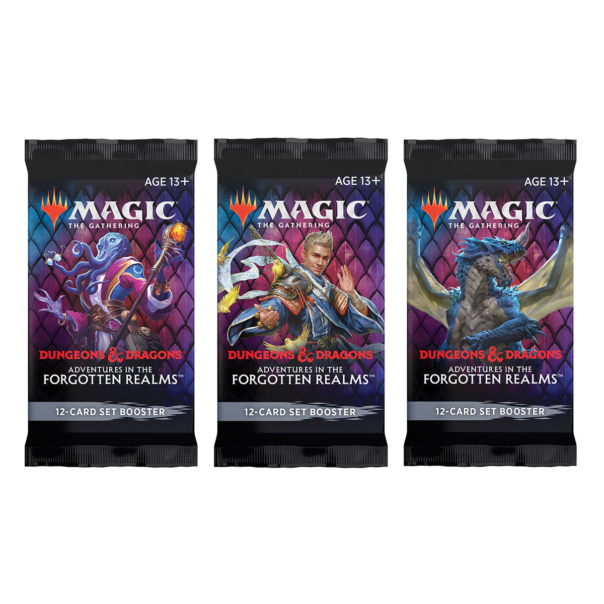 Magic Dungeons & Dragons Adventures in the Forgotten Realms Single Set Booster Pack MTG D&D