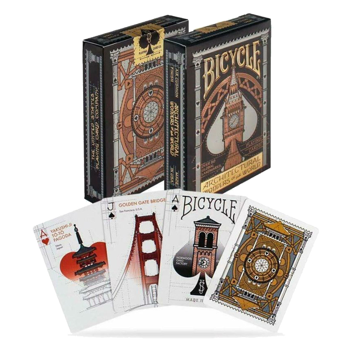 Bicycle Playing Cards Architectural Deck (Random select)