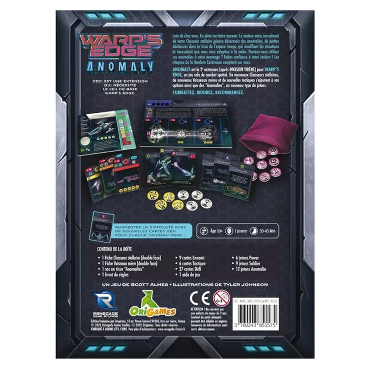 Warp's Edge Anomaly Expansion