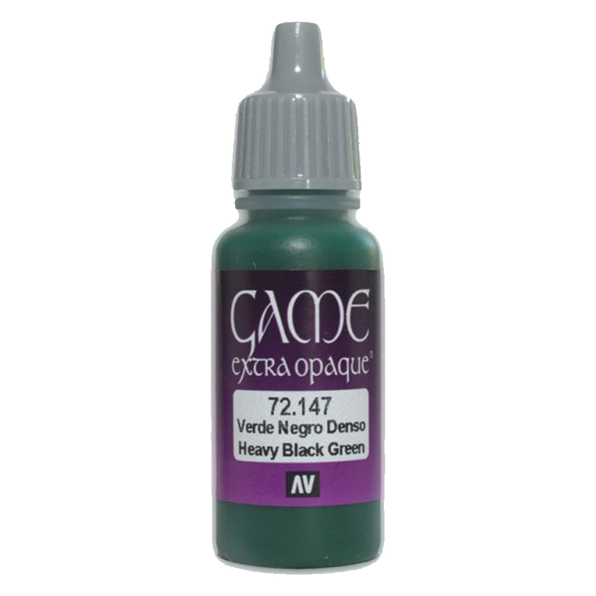 Vallejo Game Colour - Extra Opaque Heavy Black Green 17 ml