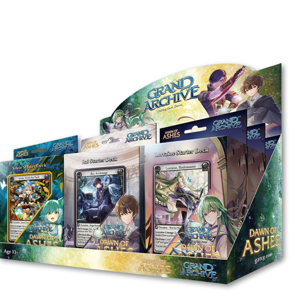 Grand Archive TCG Dawn of Ashes Starter Decks (Set of 3)