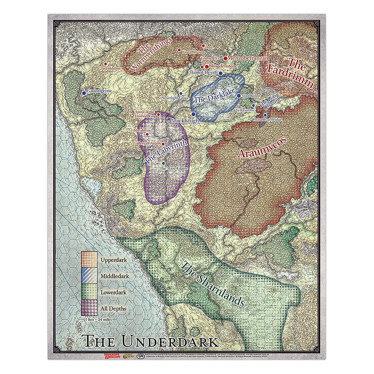 D&D Out of the Abyss Map Set