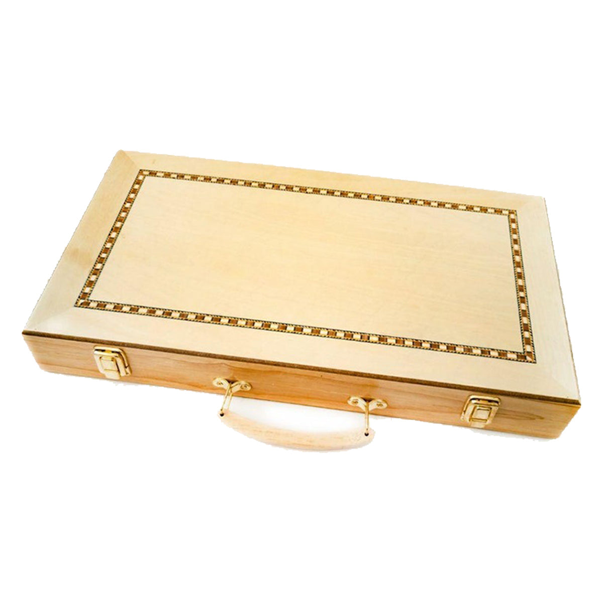 Wooden Folding Backgammon Case 45cm