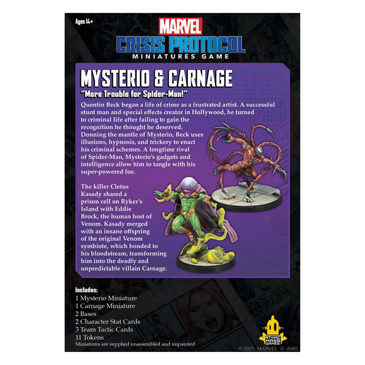 Marvel Crisis Protocol Carnage and Mysterio