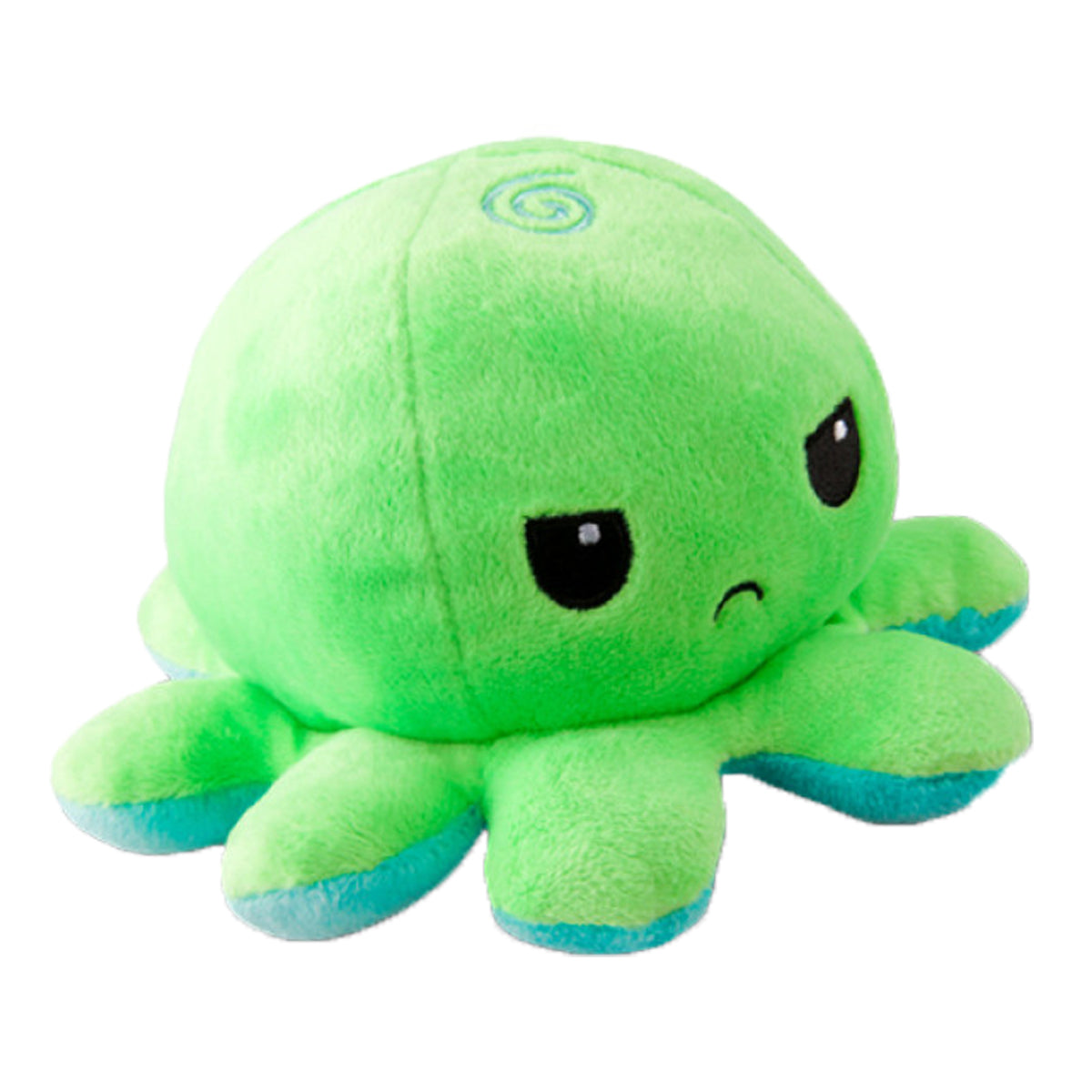 Reversible Plushie Octopus Green/Aqua
