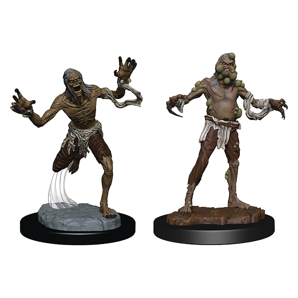 Critical Role Unpainted Miniatures Husk Zombies 2ct